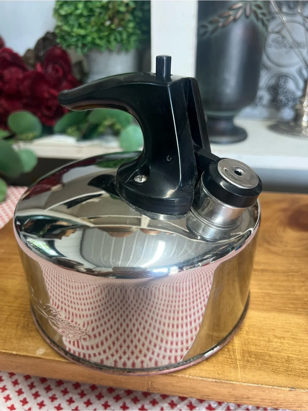 Revere ware tea kettle aluminum copper bottom Paul revere small